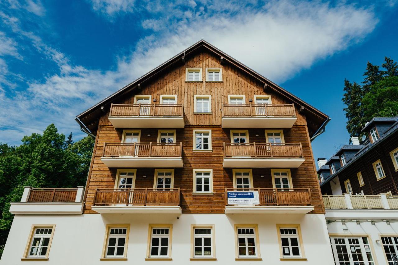 Apartman U Vlka - Hubertus, Karlova Studánka Buitenkant foto